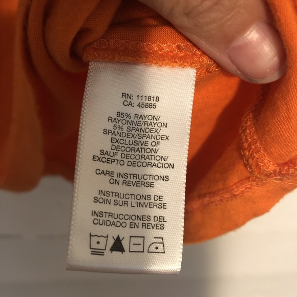 Michael Kors orange weave collar sleeveless top - Picture 4 of 4